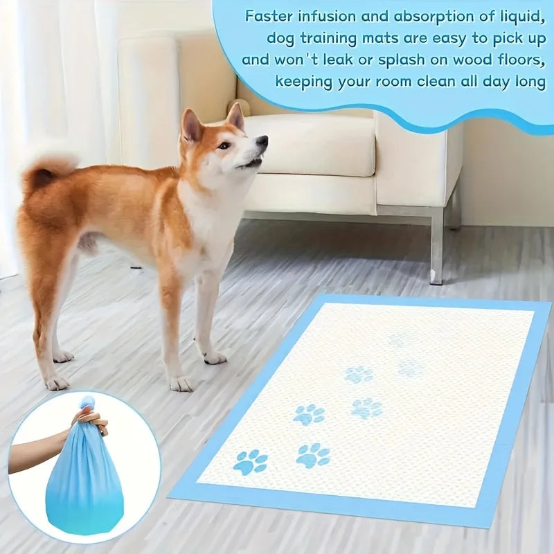 100Pcs Super Absorbent Disposable Pet Urine Pads for Large Breeds