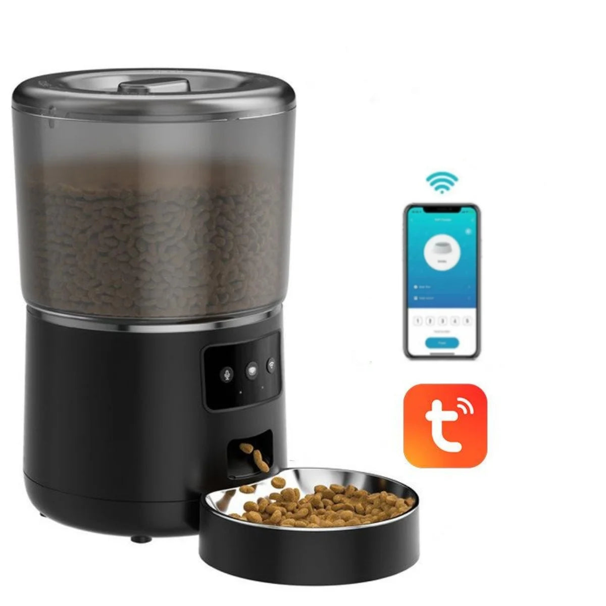 NPET 4L Automatic smart pet feeder for cats dogs