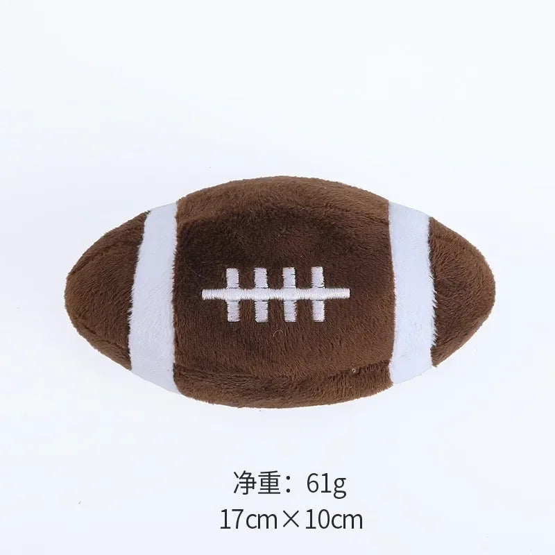 Pet  Toys Cute Ball Shape Plush Chewing Toys