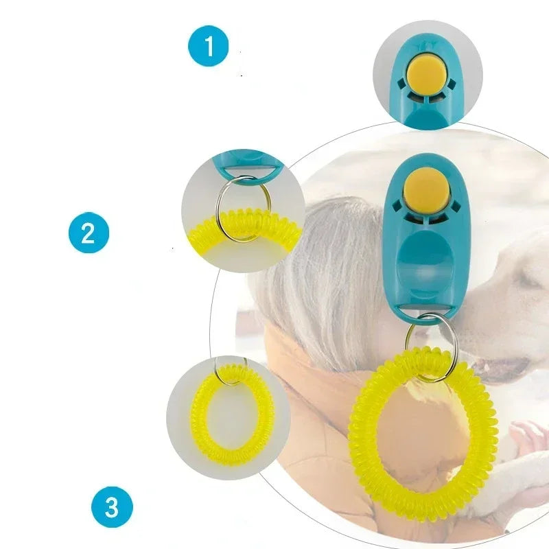 Hot Sale Portable Dog Button Clicker Sound Trainer