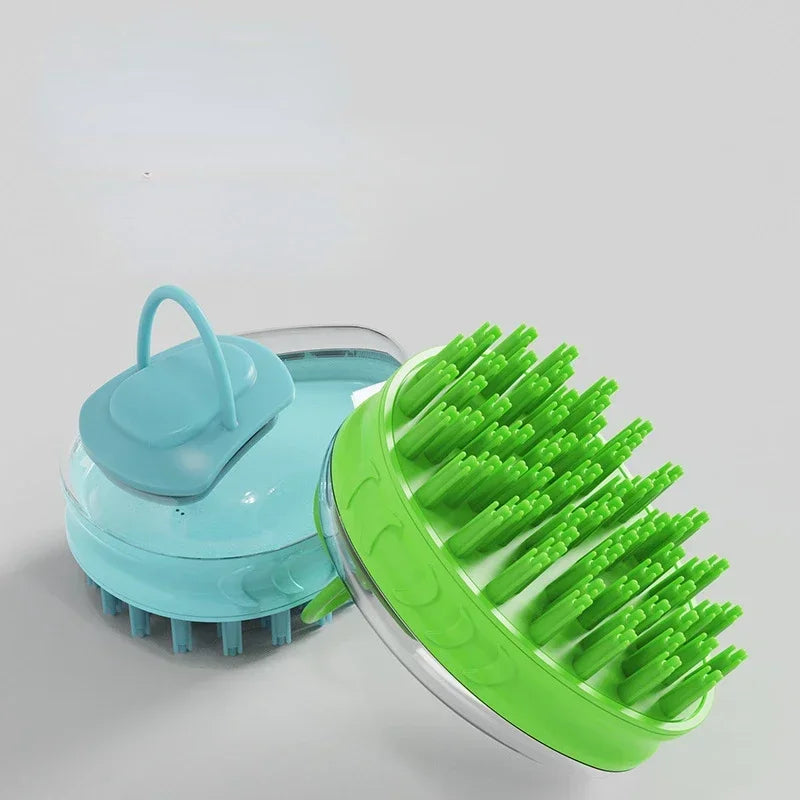 Dog Washing Massage Silicone  Pet Shampoo Brush