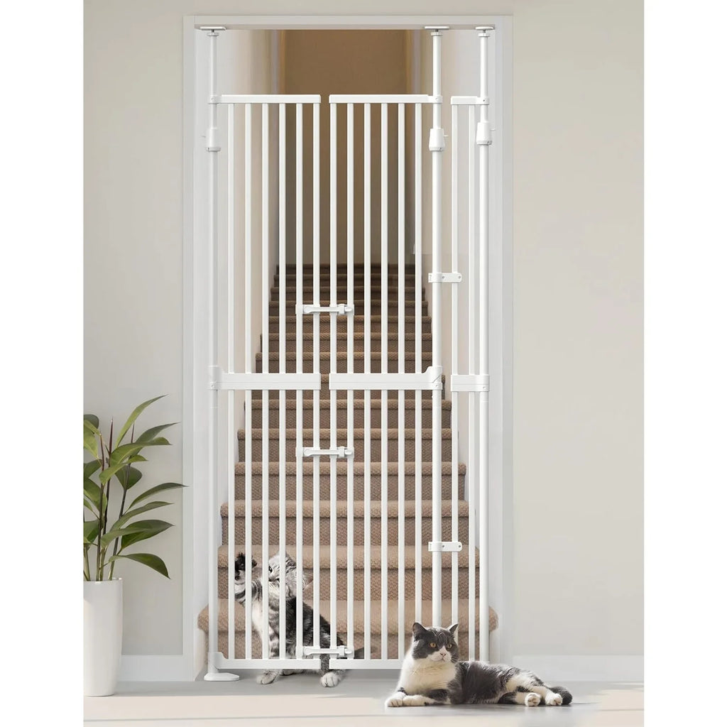 Tall Cat Gate for Doorway: Mount No Wall Drilling