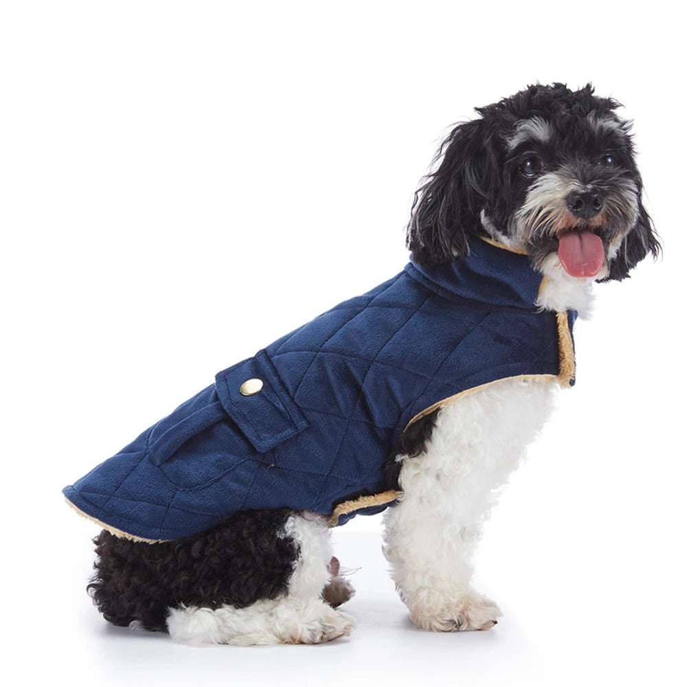 Autumn Winter Pet Coat Plush Warm Thicken Pet Clothes