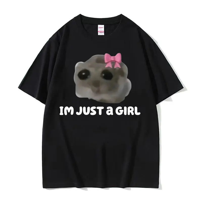 Funny Trendy Cute Kawaii Sad Hamster Meme