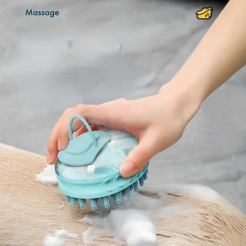 Dog Washing Massage Silicone  Pet Shampoo Brush