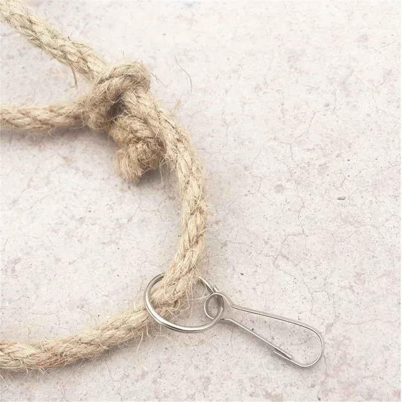 Birds Swing Ladder Toys Hemp Rope Net