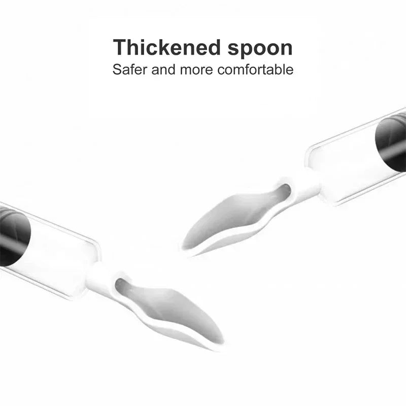 1 Set Bird Baby Feeder with Scale Removable Mini Spoon