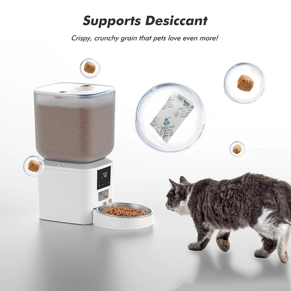 270.51oz Automatic Dog Feeder with Key Control