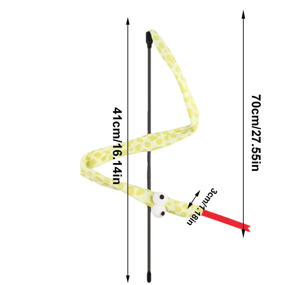 Snake Cat Wand Cat Teaser Wand