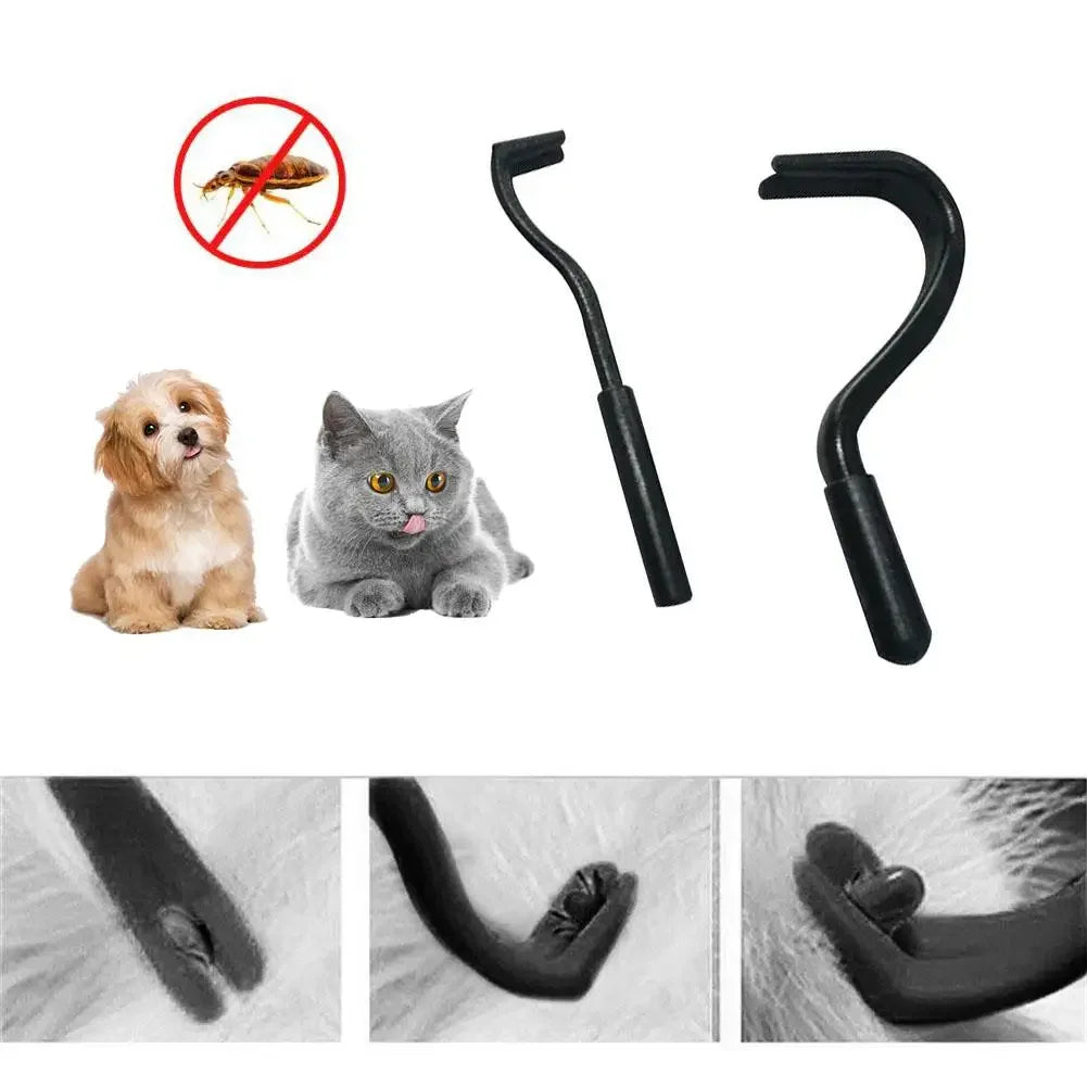 2PCS Pets Tick Removal Tool Dual Teeth Tick