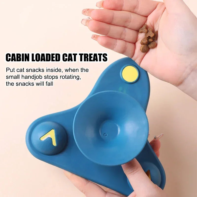 Rotating Flying Chair Cat Teaser Toy