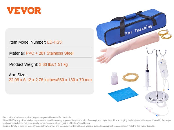 Training Kit with Carrying Bag Practice IV Skills Sit for Students