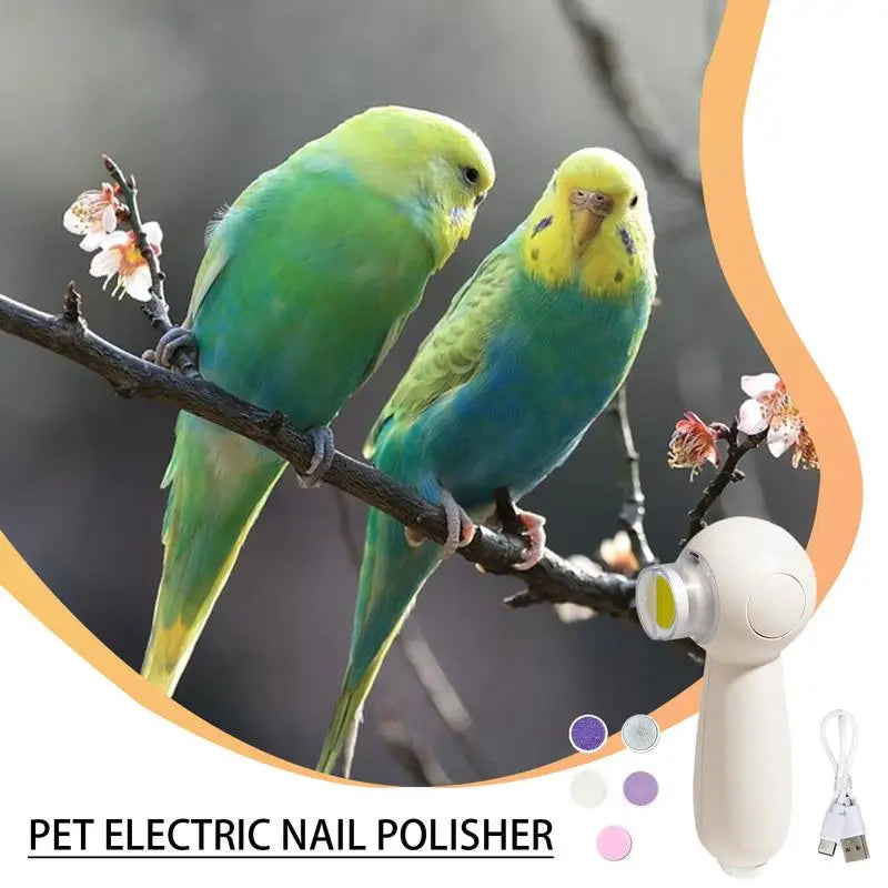 Electric Noiseless Beak Grinder Multipurpose Bird Care Supplies