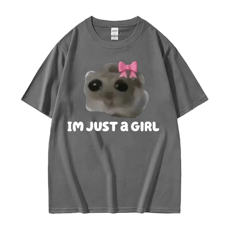 Funny Trendy Cute Kawaii Sad Hamster Meme