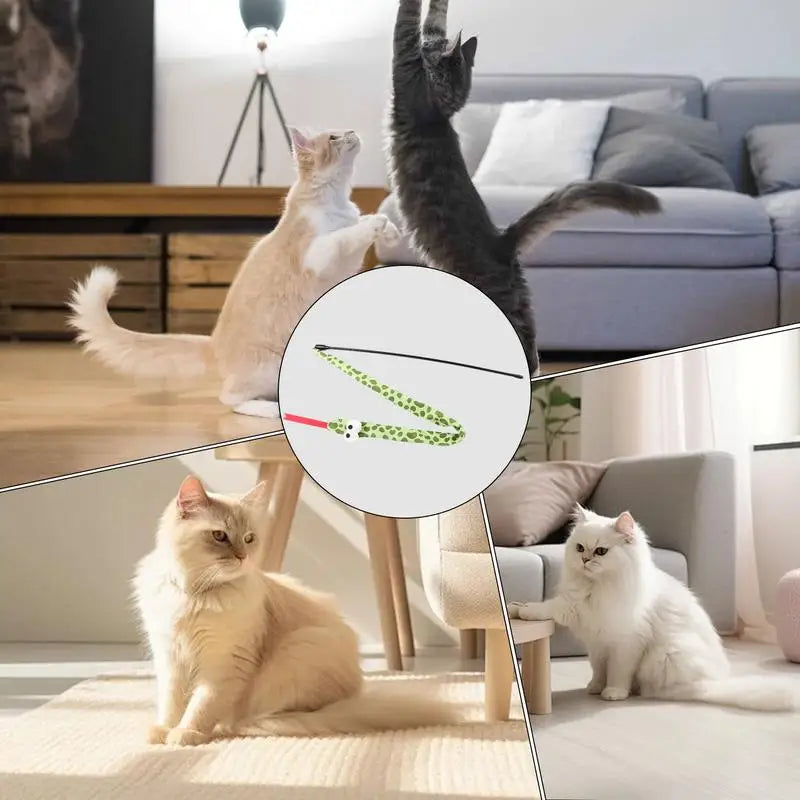 Snake Cat Wand Cat Teaser Wand