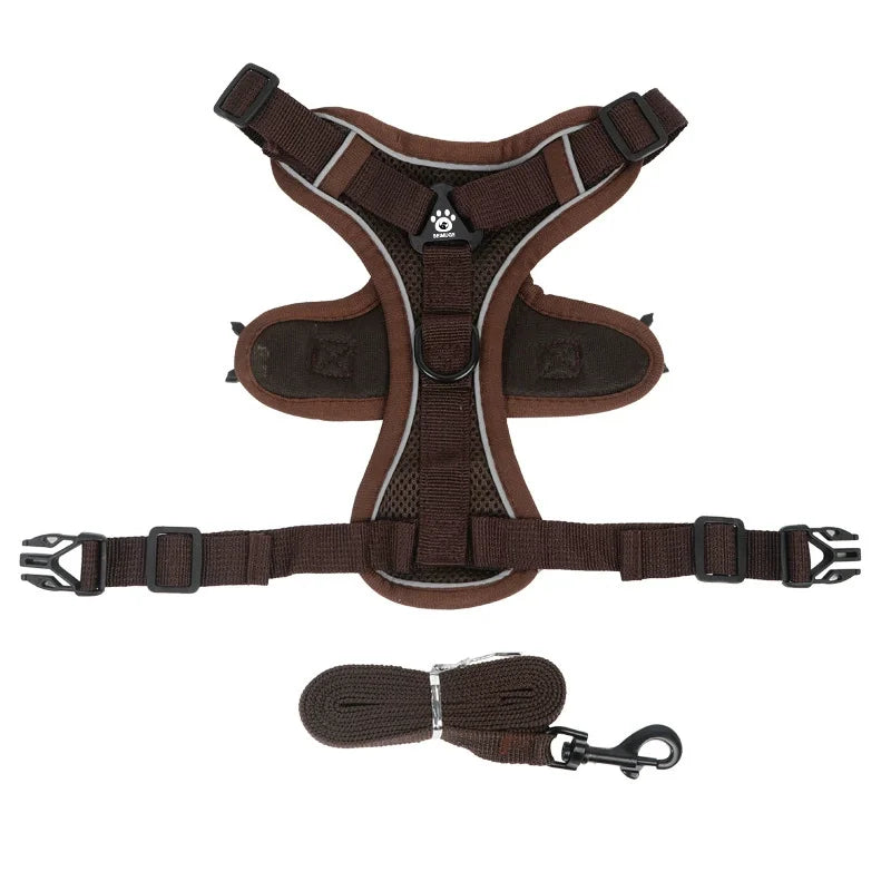No Pull Dog Harness and Leash Set Adjustable