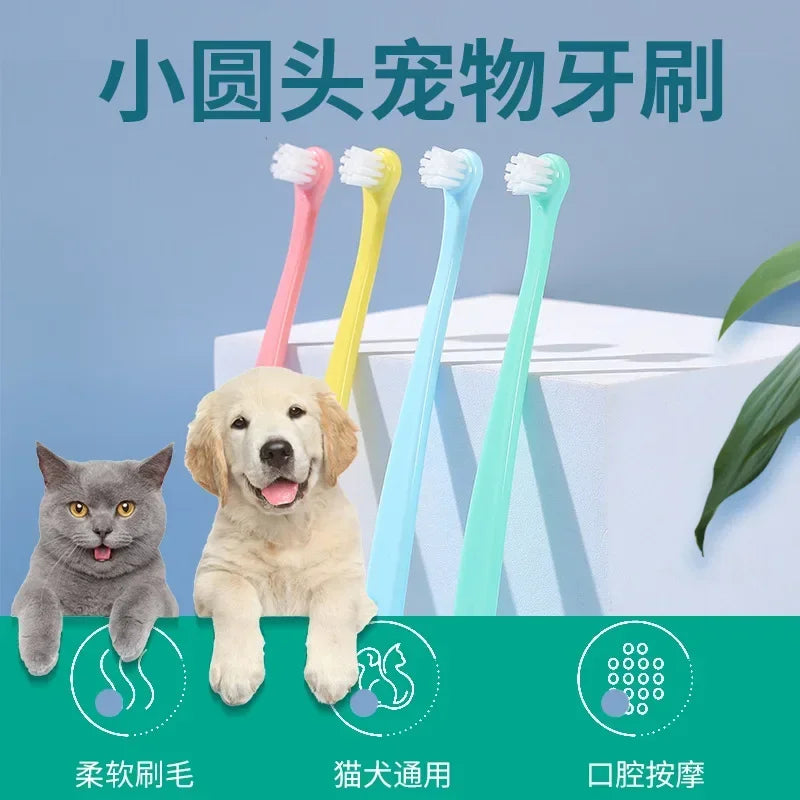 Dog Toothbrush Dog Teeth Cleaning Small Head Brush