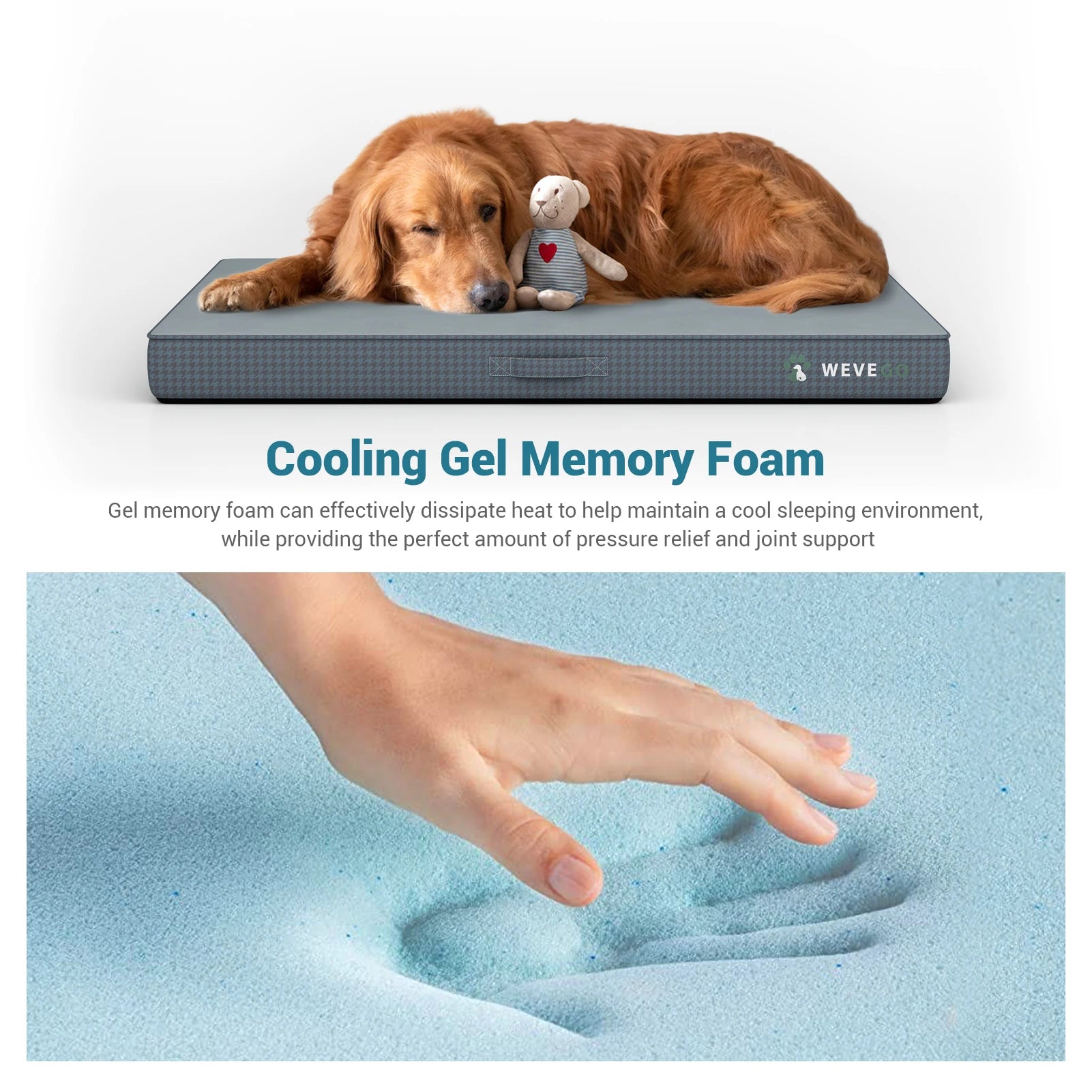 Orthopedic Dog Bed with Removable Washable Cover