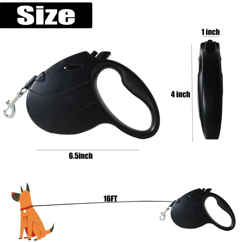 Pet Leash, Automatic Retractable Dog Leash