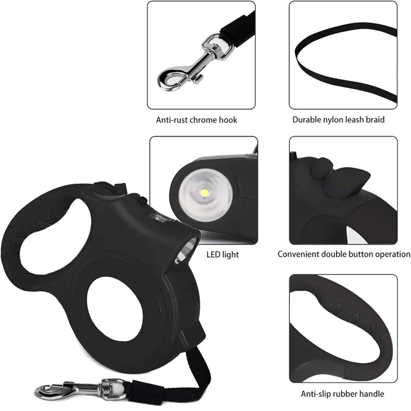 The Pet Leash Comes with a Light, Enhanced Version of the Light