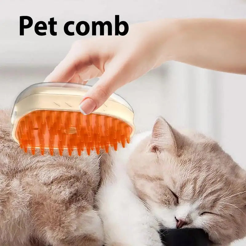Steamy Cat Brush Steamy,Dog Hair Steamy Massage Brush