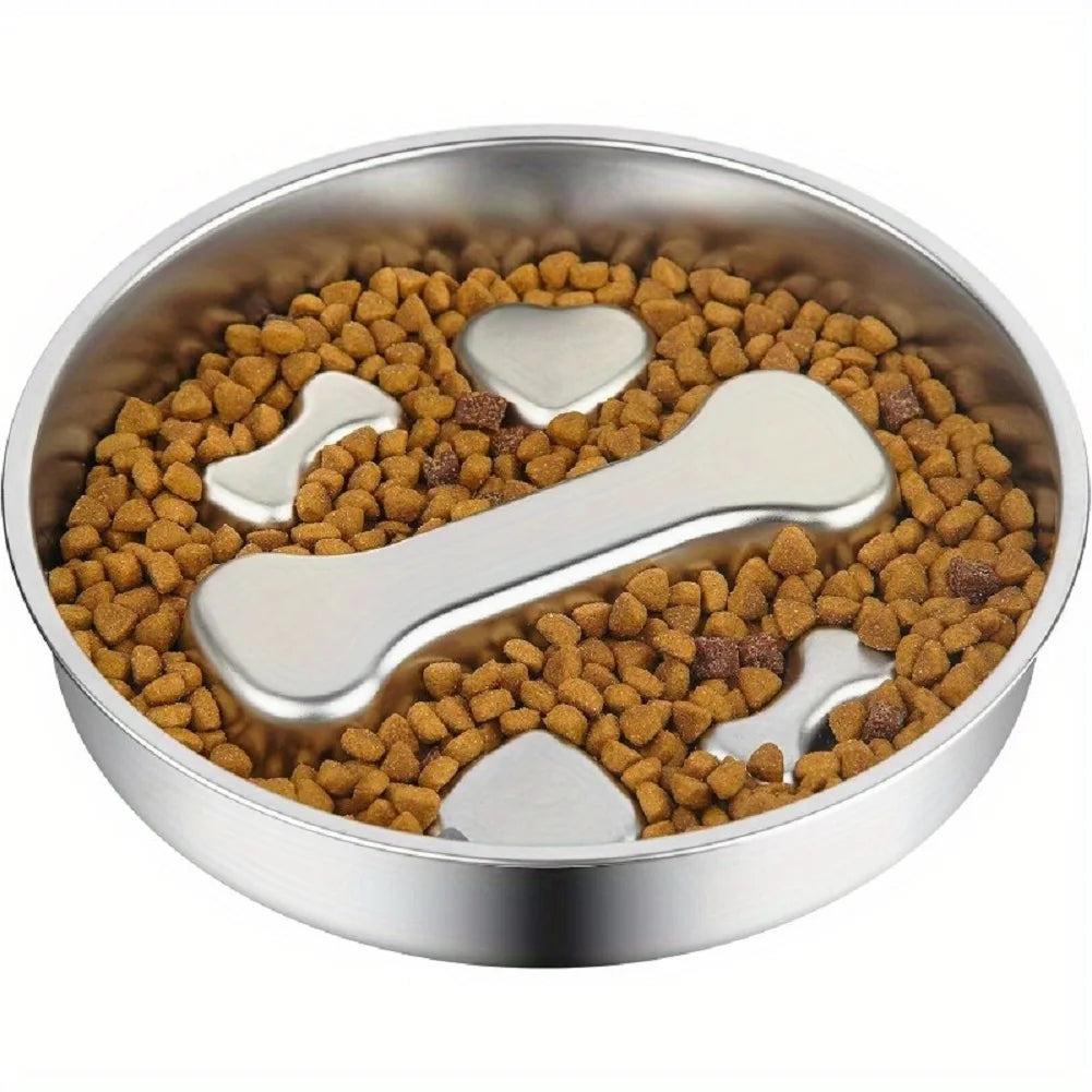 Non-Slip Mat Dog Wat Anti-Choking Pet Food Bowls