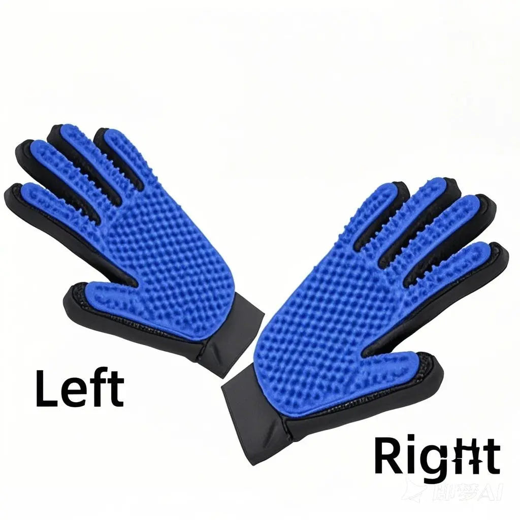 Pet Hair Glove Comb Pet Dog Cat Grooming Cleaning Glove Deshedding