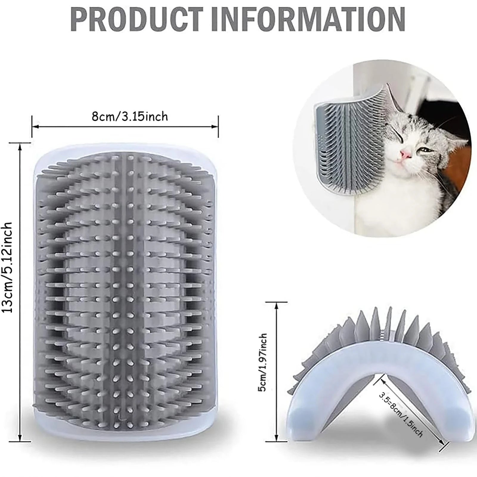 1 Piece for Fox and Cat Self-Cleaning Comb