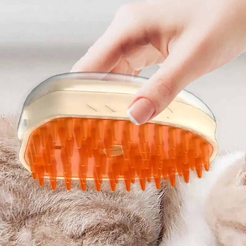 Steamy Cat Brush Steamy,Dog Hair Steamy Massage Brush