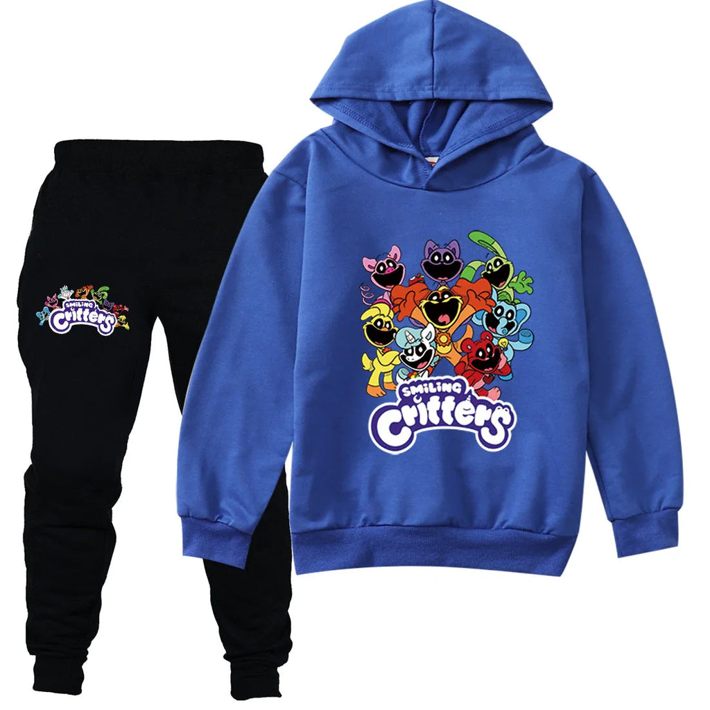 Kids Clothing Sets Boys Girls Cartoon Smiling Critters Costume