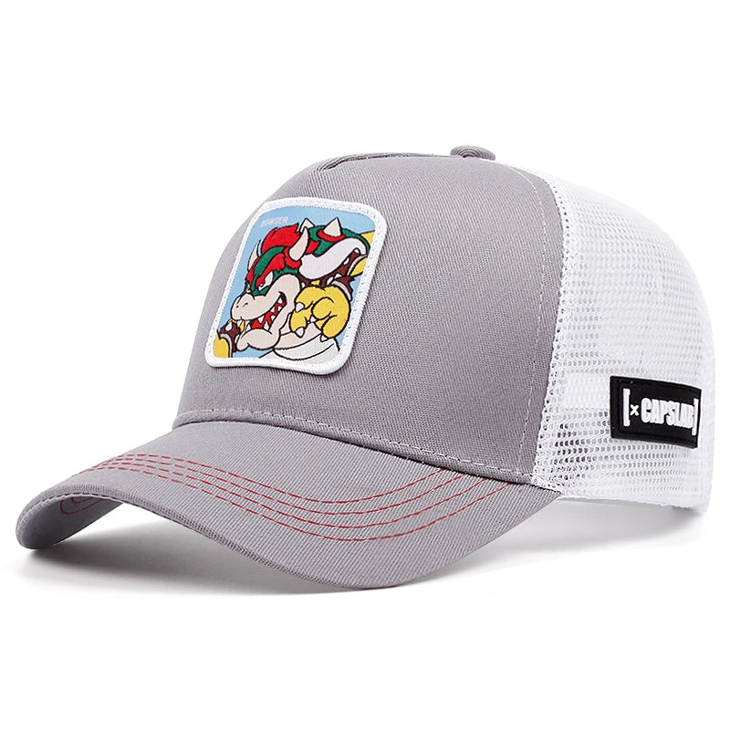 cartoon lion dance  baseball cap  trucker