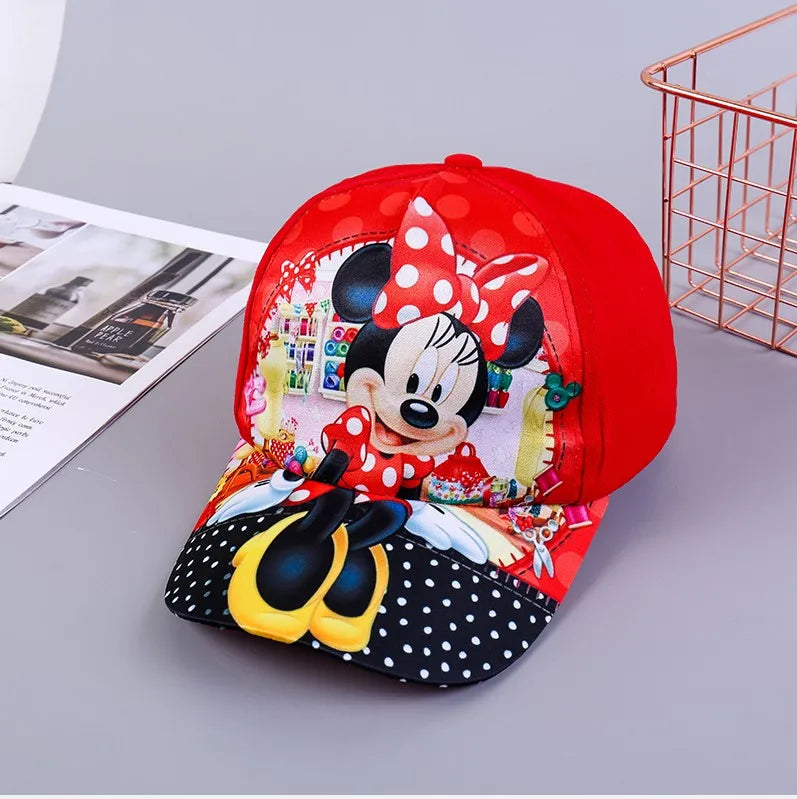 1PCS New Spring Autumn Children Mickey Minnie Cartoon Baseball Cap