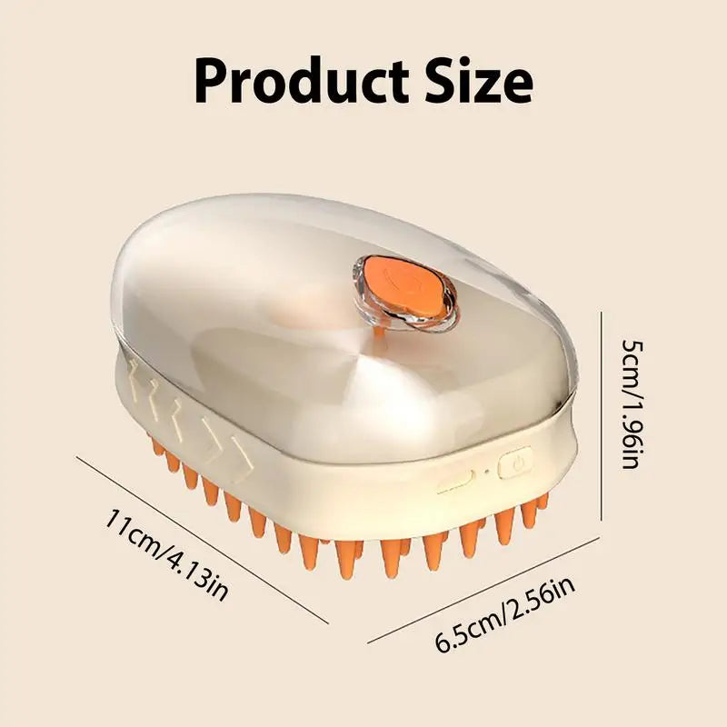 Steamy Cat Brush Steamy,Dog Hair Steamy Massage Brush