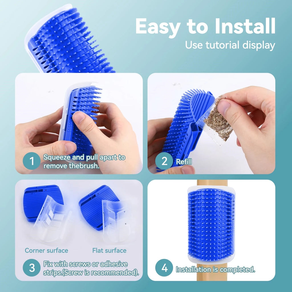 1 Piece for Fox and Cat Self-Cleaning Comb