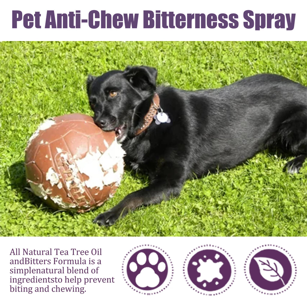 Pet No Chew Spray Bitterness Anti Gnawing Biting Stop Cat Scratching