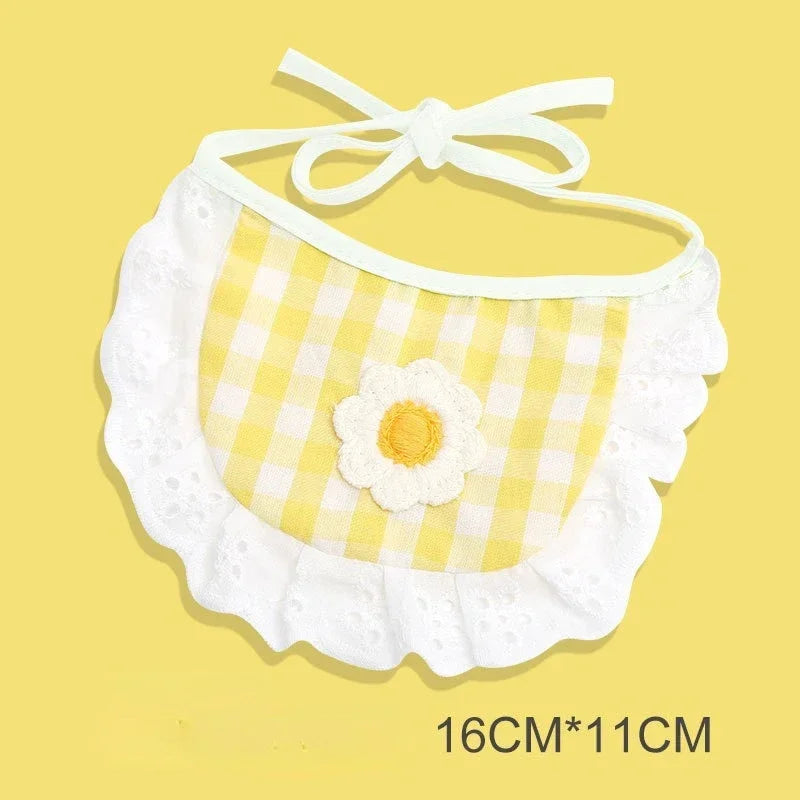 1PCS Cute Cat Dog Bibs Different Shape Design