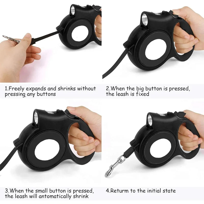 The Pet Leash Comes with a Light, Enhanced Version of the Light