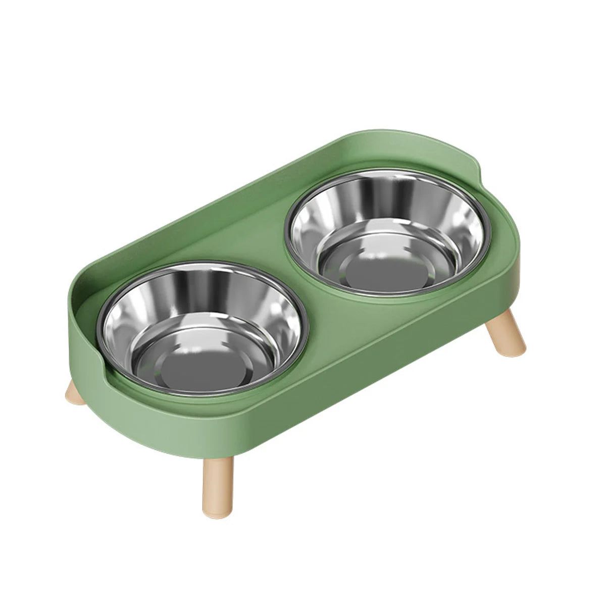 A Colorful Dopamine Pet Double Bowl Fashion