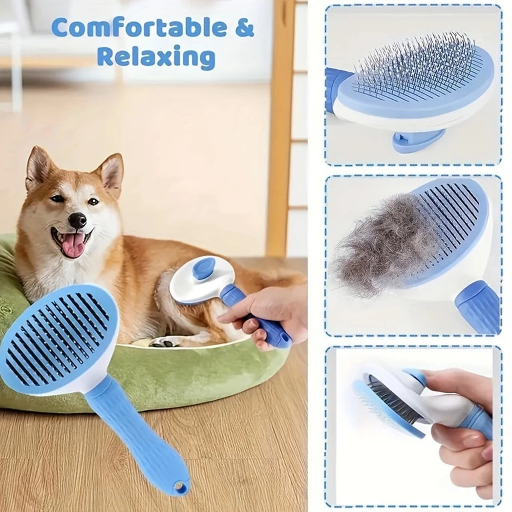 7 Pack  Hair Removal Comb For Dog, Flea Comb