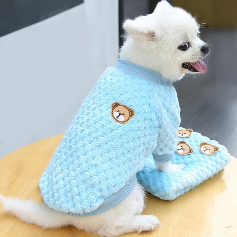 Soft Fleece Warm Pet Clothes for Small Puppy Dog