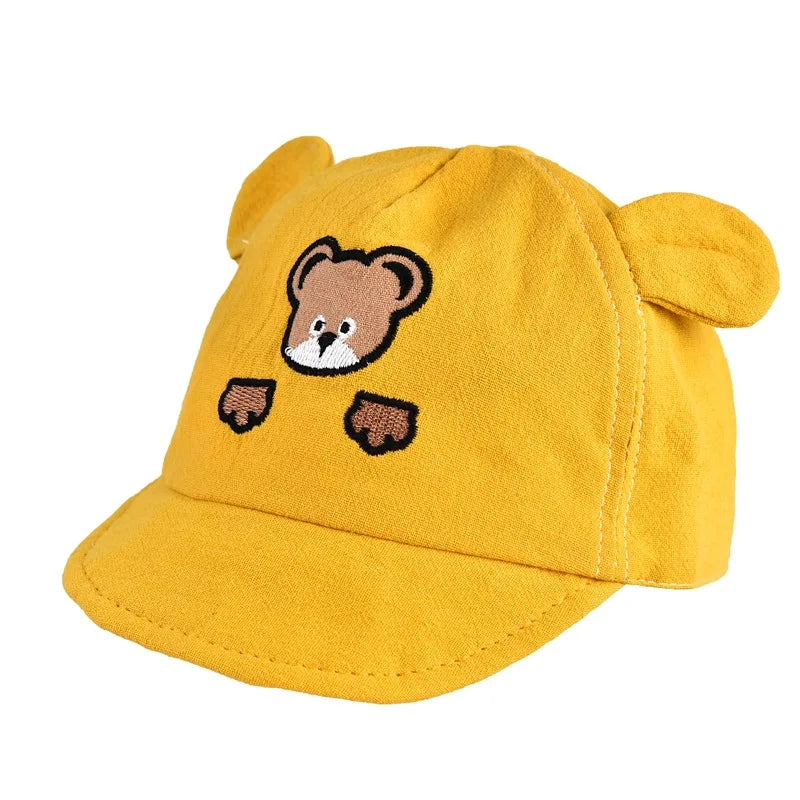 Cute Baby Boy Cap Embroidery Number Baby Baseball Cap