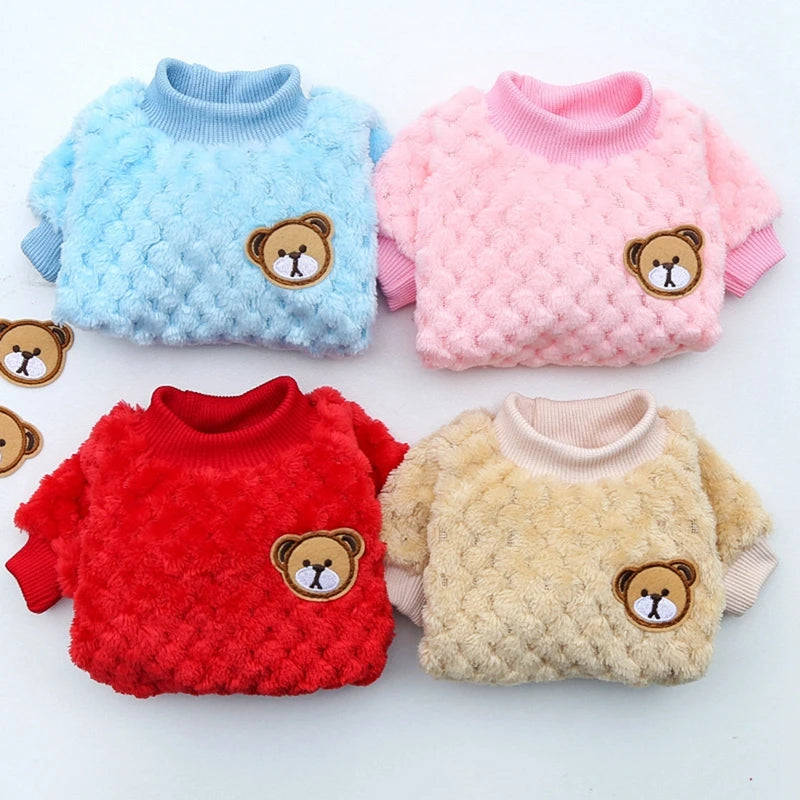 Soft Fleece Warm Pet Clothes for Small Puppy Dog