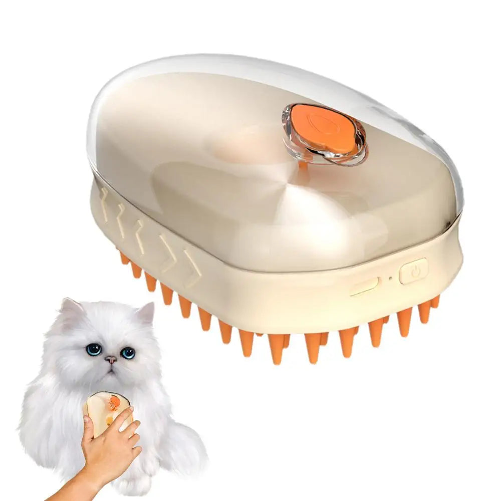 Steamy Cat Brush Steamy,Dog Hair Steamy Massage Brush