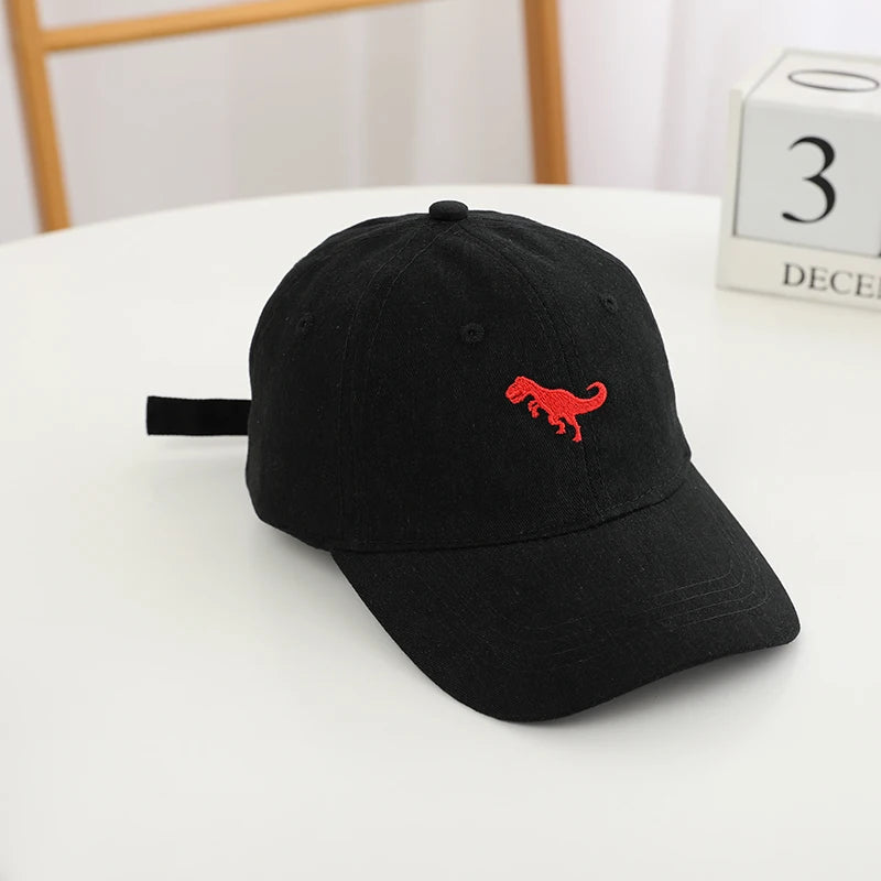 Dinosaur Embroidered Children's Baseball Cap Adjustable  Boy Girl Hats