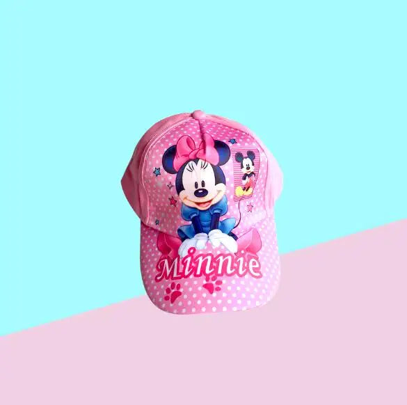 1PCS New Spring Autumn Children Mickey Minnie Cartoon Baseball Cap