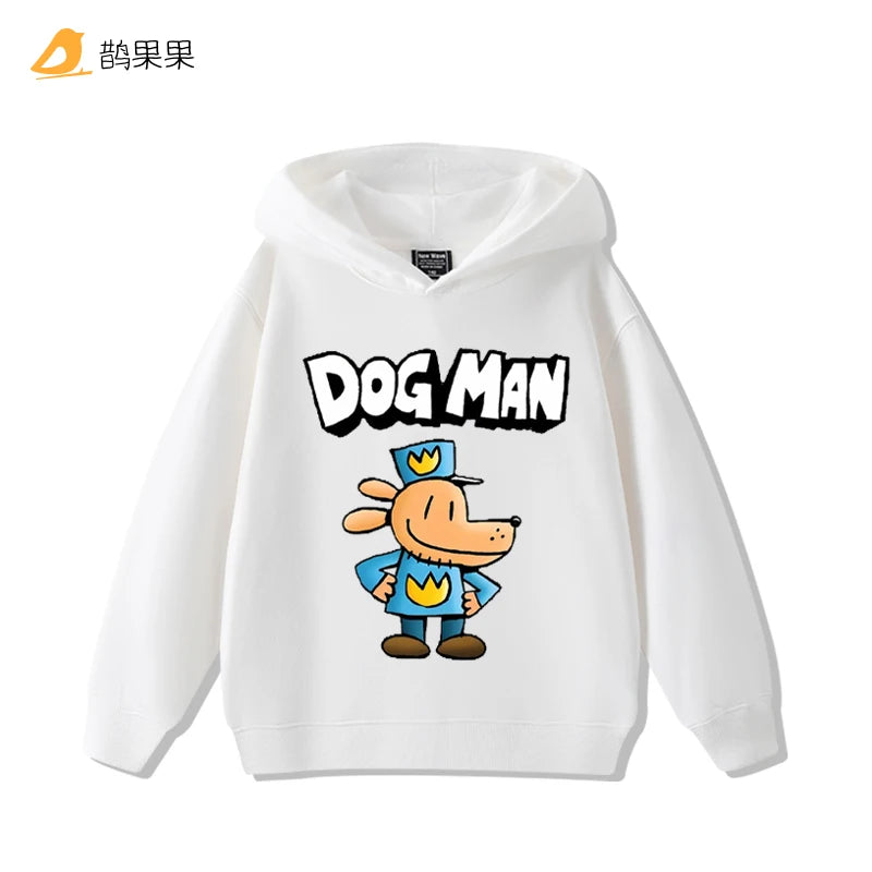 Detective Dog Clothes Animation Printed Boys and Girls DOGMAN Sweater
