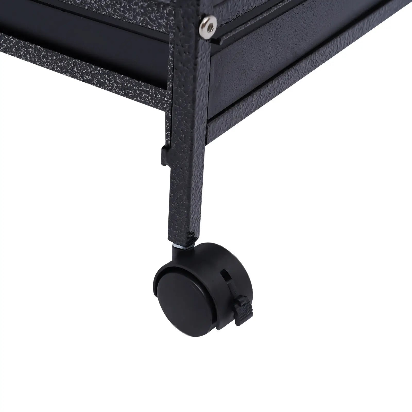 40-Inch Wrought Iron Bird Cage with Open-Top and Rolling Stand