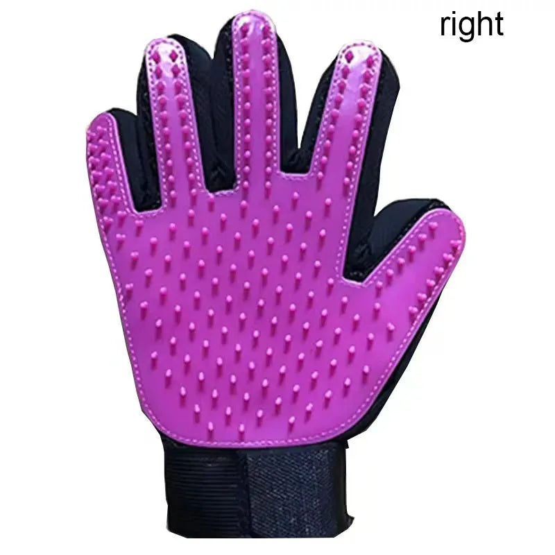 Pet Hair Glove Comb Pet Dog Cat Grooming Cleaning Glove Deshedding