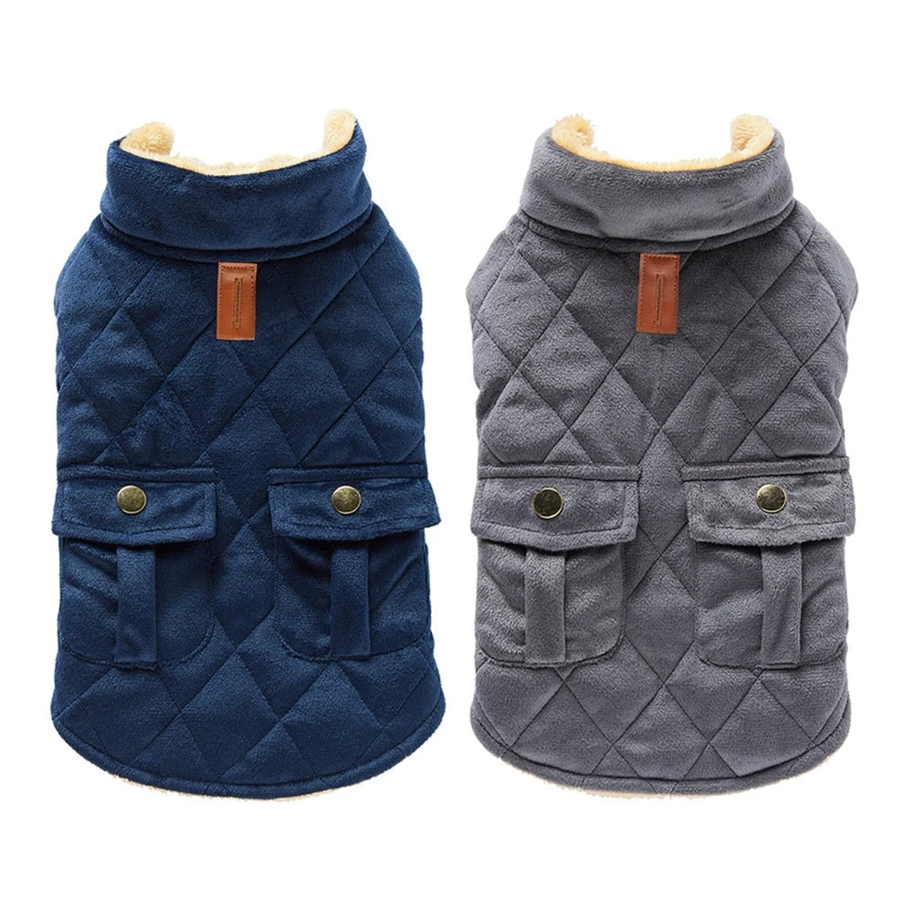 Autumn Winter Pet Coat Plush Warm Thicken Pet Clothes