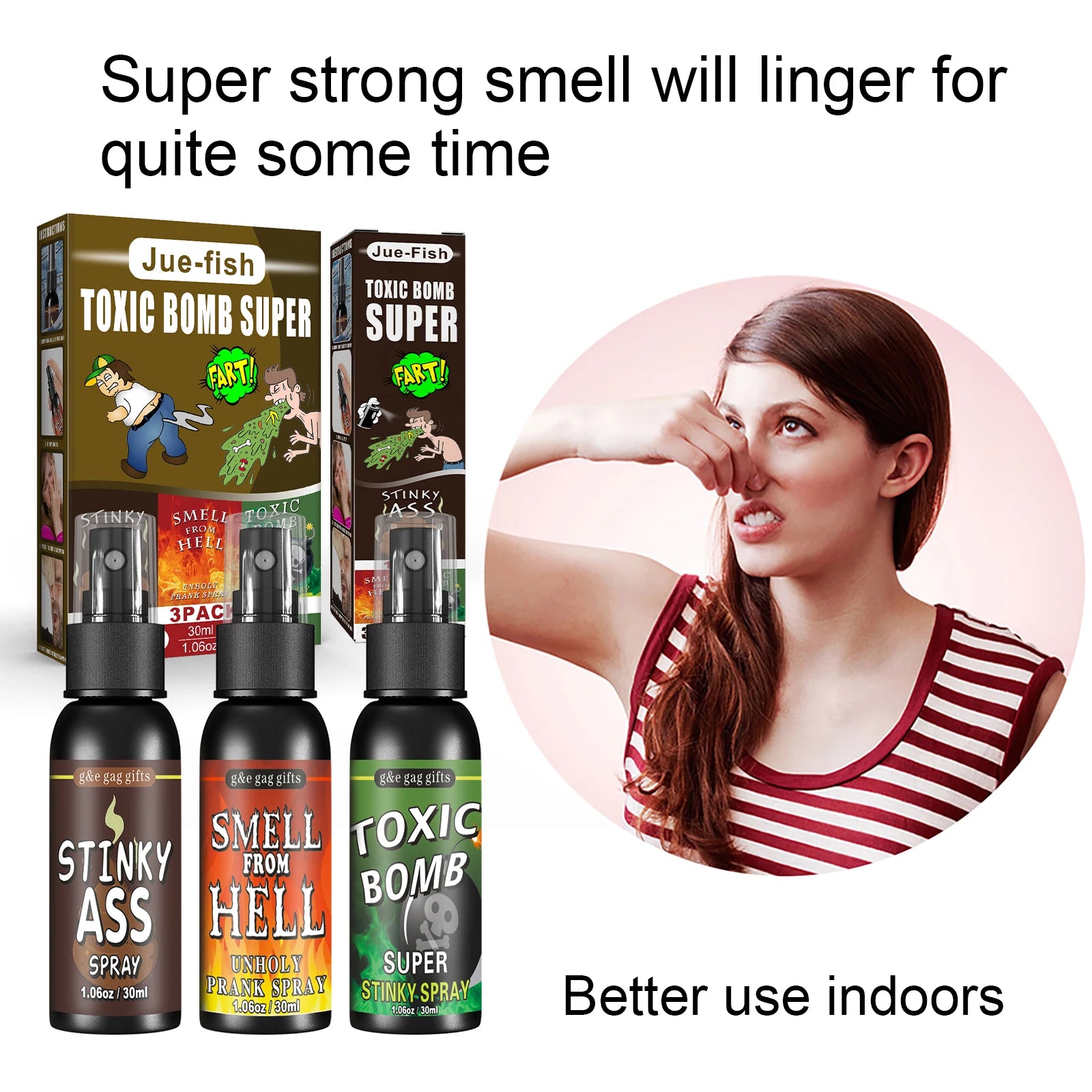 Pet Toys Smelly Fart Spray